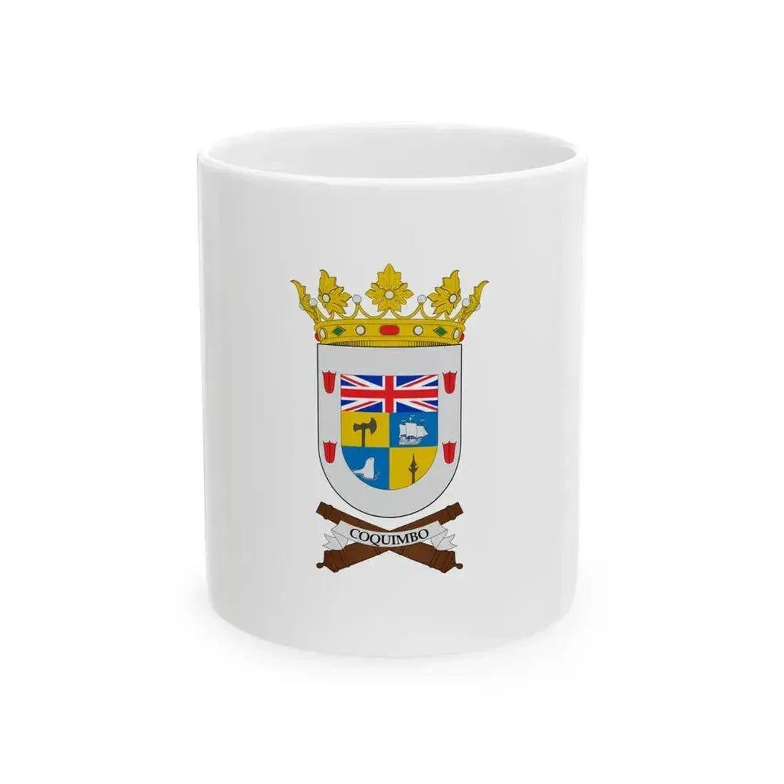 Flag of Coquimbo (Chile) White Coffee Mug 11oz - Go Mug Yourself