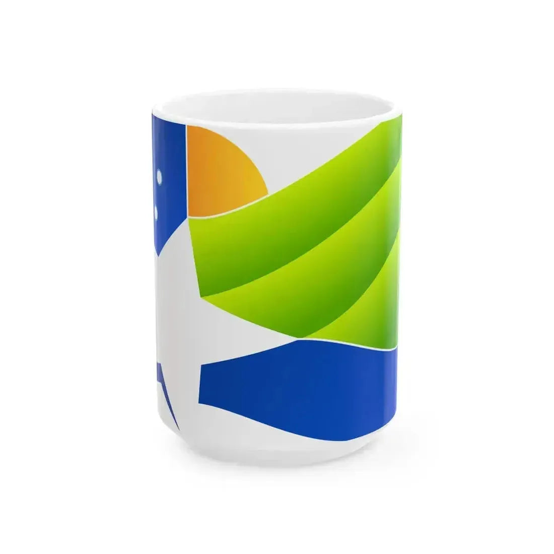 Flag of Coquimbo Region Chile (Chile) White Coffee Mug 15oz - Go Mug Yourself