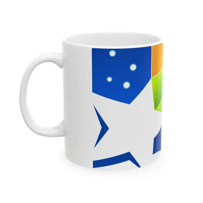 Flag of Coquimbo Region Chile (Chile) White Coffee Mug - Go Mug Yourself