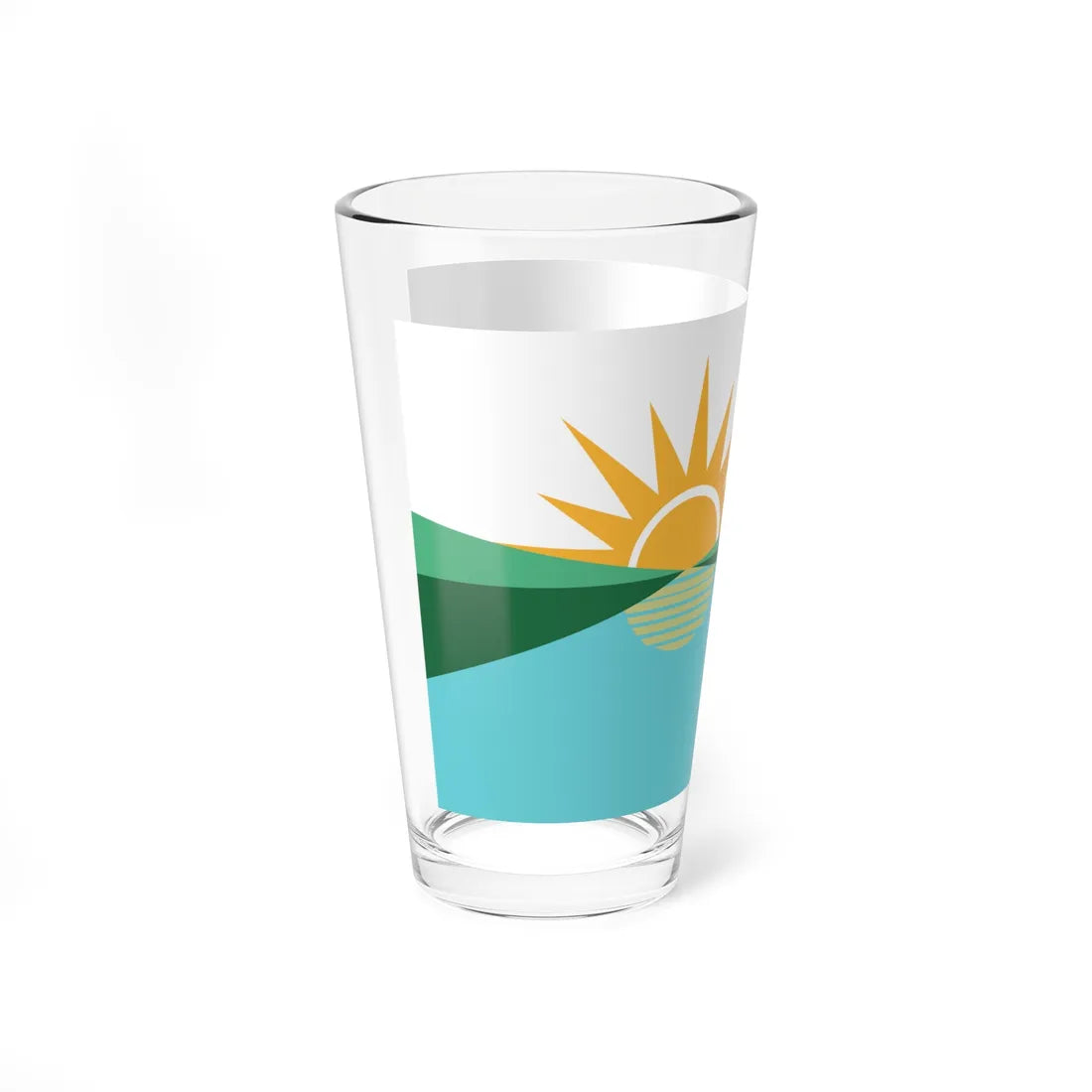 Flag of Coral Springs Florida (United States) Pint Glass 16oz - Go Mug Yourself