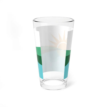 Flag of Coral Springs Florida (United States) Pint Glass 16oz - Go Mug Yourself
