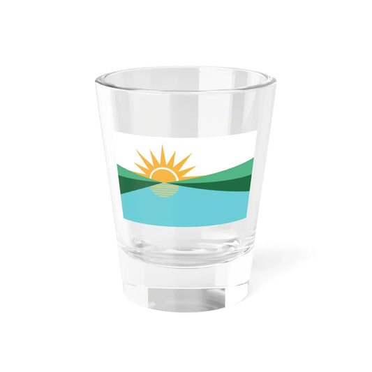 Flag of Coral Springs Florida (United States) Shot Glass 1.5oz 1.5oz - Go Mug Yourself