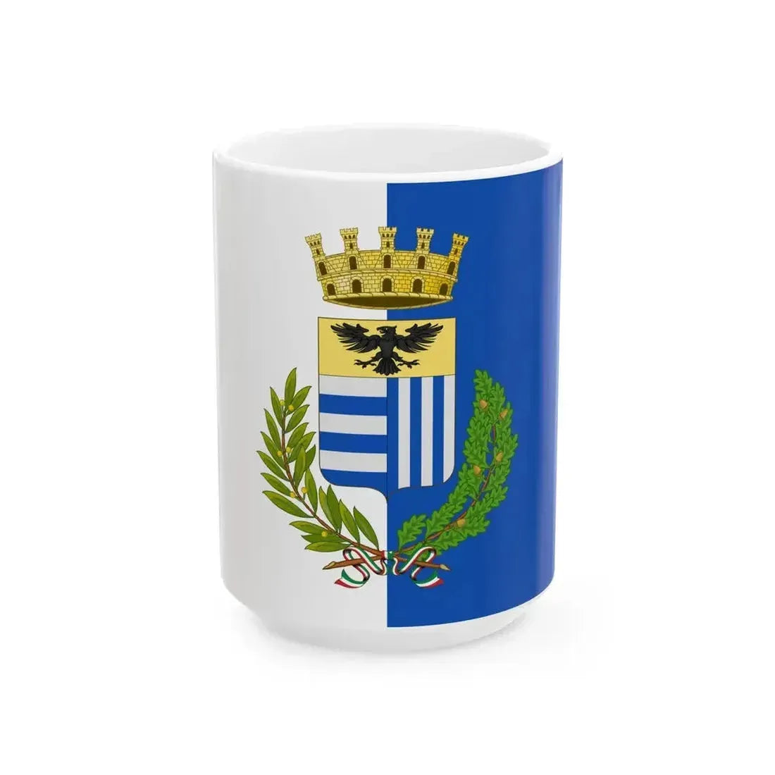 Flag of Corbetta (Italy) White Coffee Mug 15oz - Go Mug Yourself