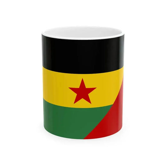 Flag of COREMO (Mozambique) White Coffee Mug 11oz - Go Mug Yourself
