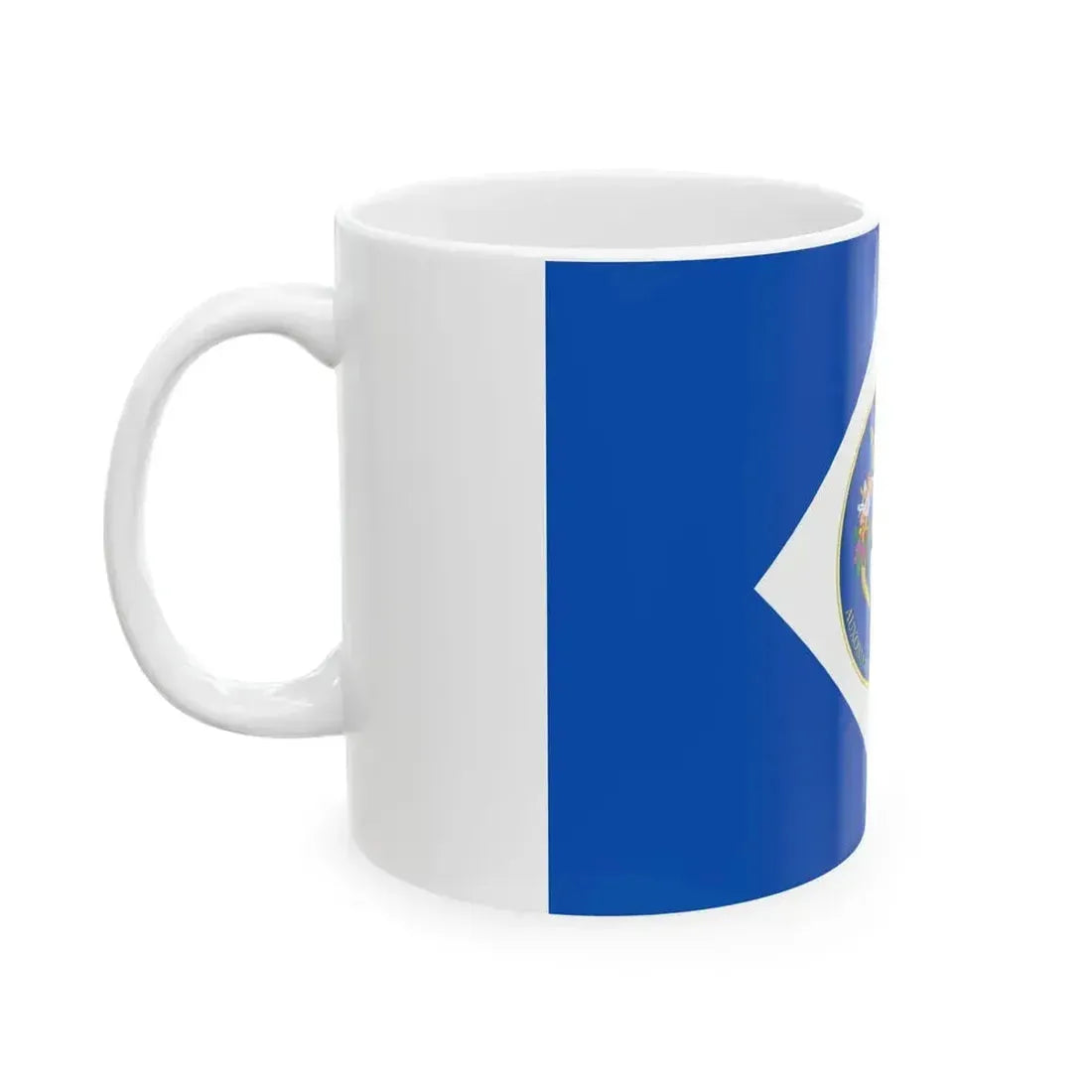 Flag of Corigliano (Italy) White Coffee Mug - Go Mug Yourself