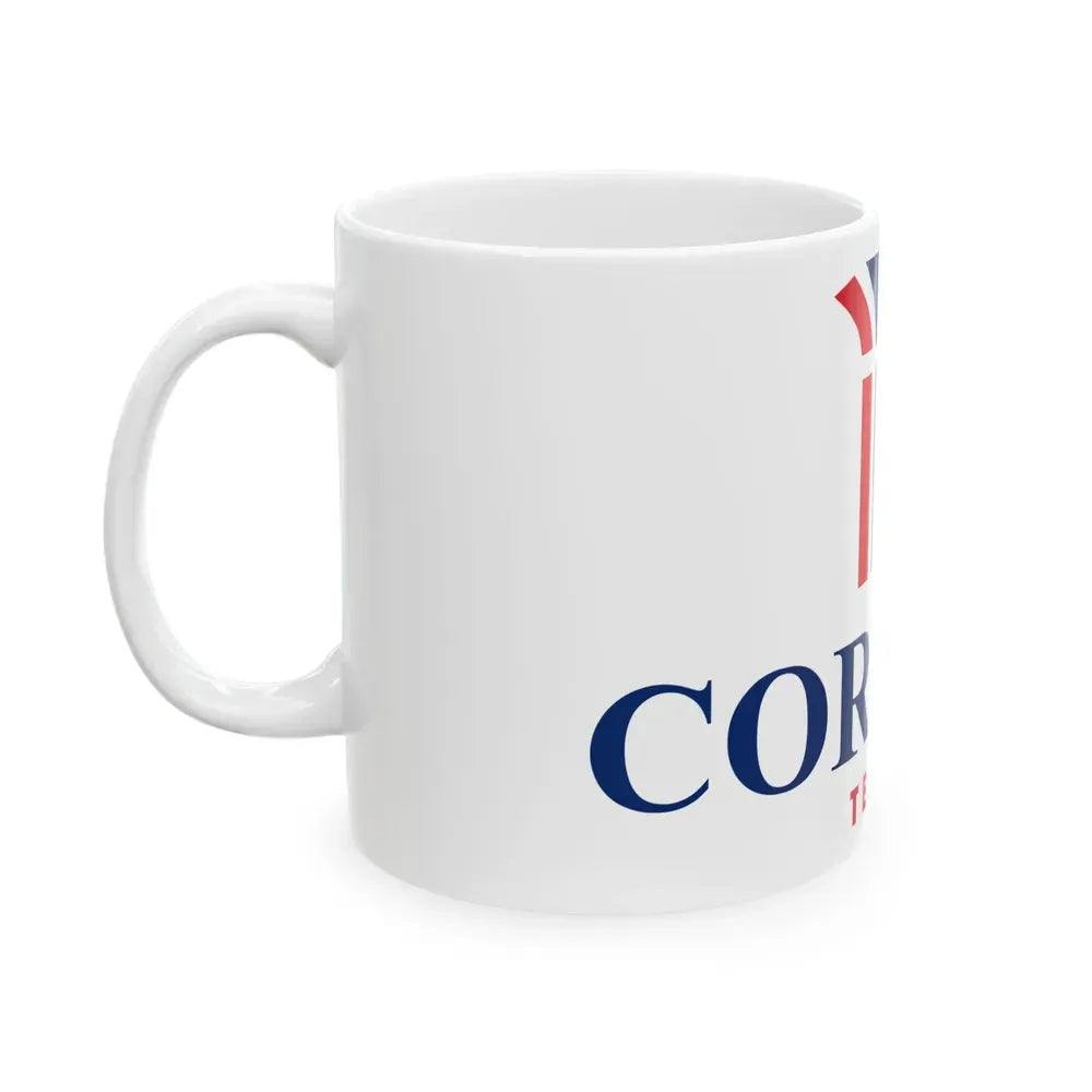 Flag of Corinth Texas (United States) White Coffee Mug - Go Mug Yourself
