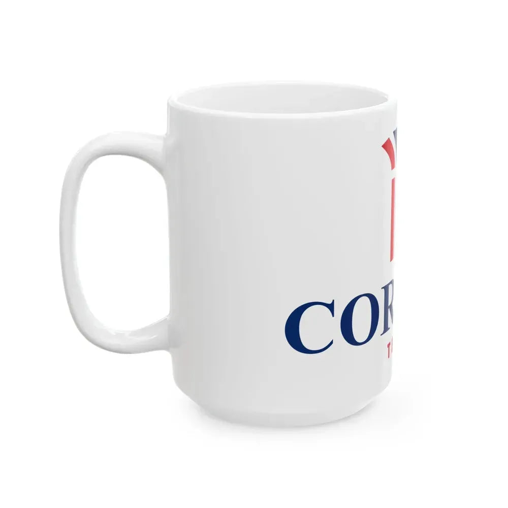 Flag of Corinth Texas (United States) White Coffee Mug - Go Mug Yourself