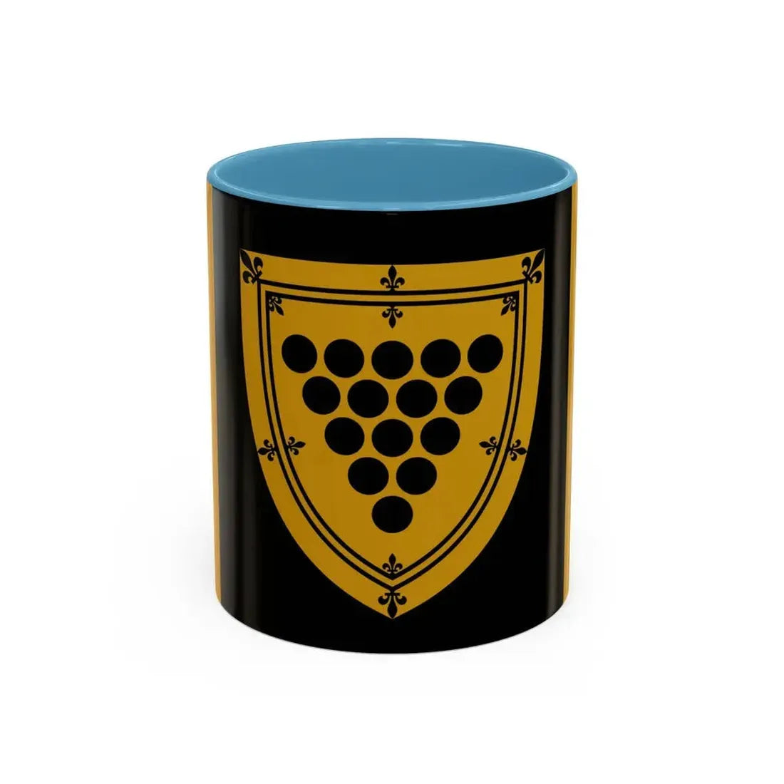 Flag of Cornwall Ontario Canada - Accent Coffee Mug 11oz Light Blue - Go Mug Yourself