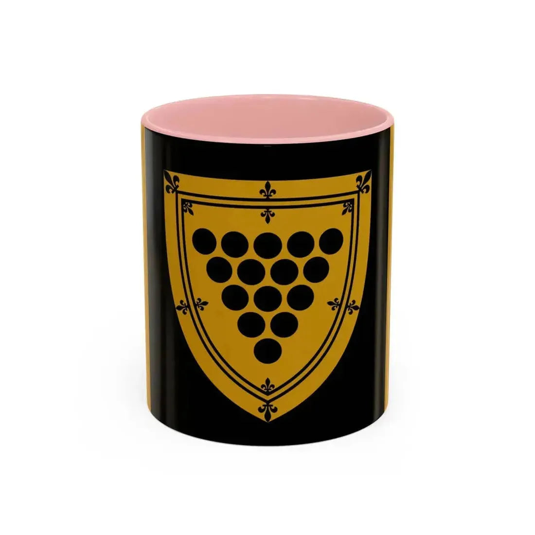 Flag of Cornwall Ontario Canada - Accent Coffee Mug 11oz Pink - Go Mug Yourself