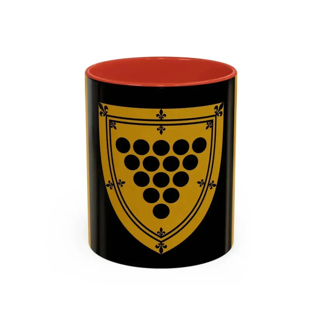 Flag of Cornwall Ontario Canada - Accent Coffee Mug 11oz Red - Go Mug Yourself