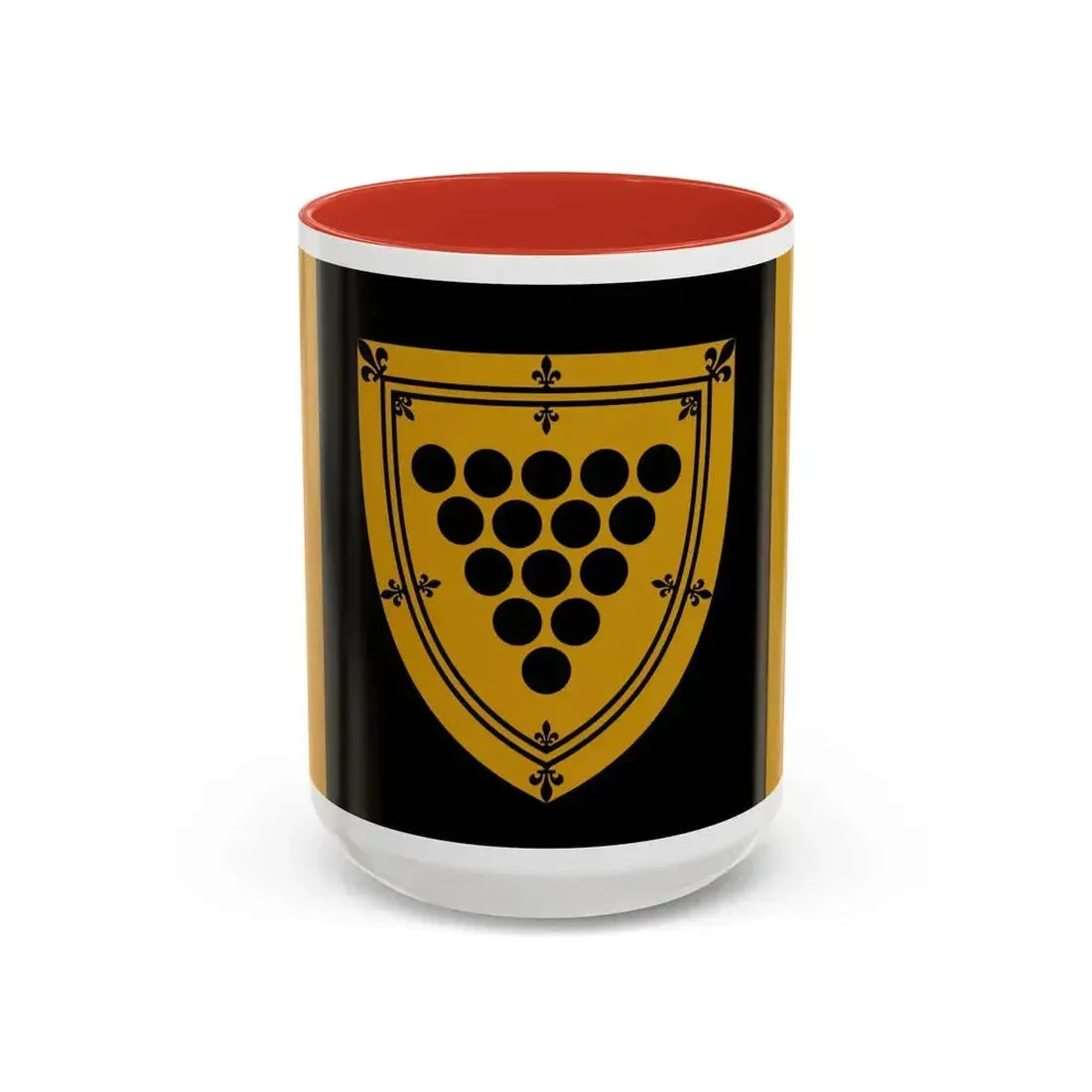 Flag of Cornwall Ontario Canada - Accent Coffee Mug 15oz Red - Go Mug Yourself