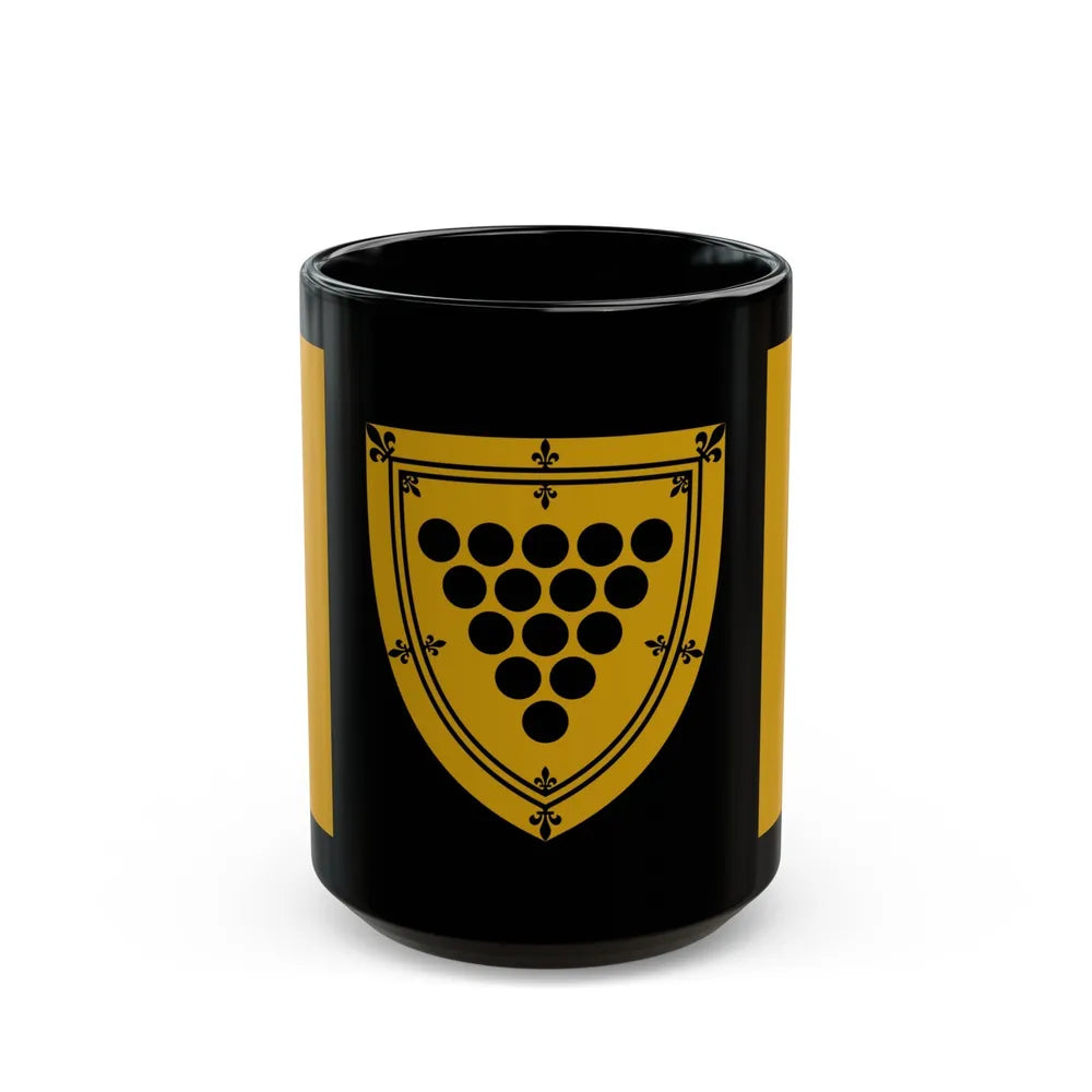 Flag of Cornwall Ontario Canada - Black Coffee Mug-15oz-Go Mug Yourself