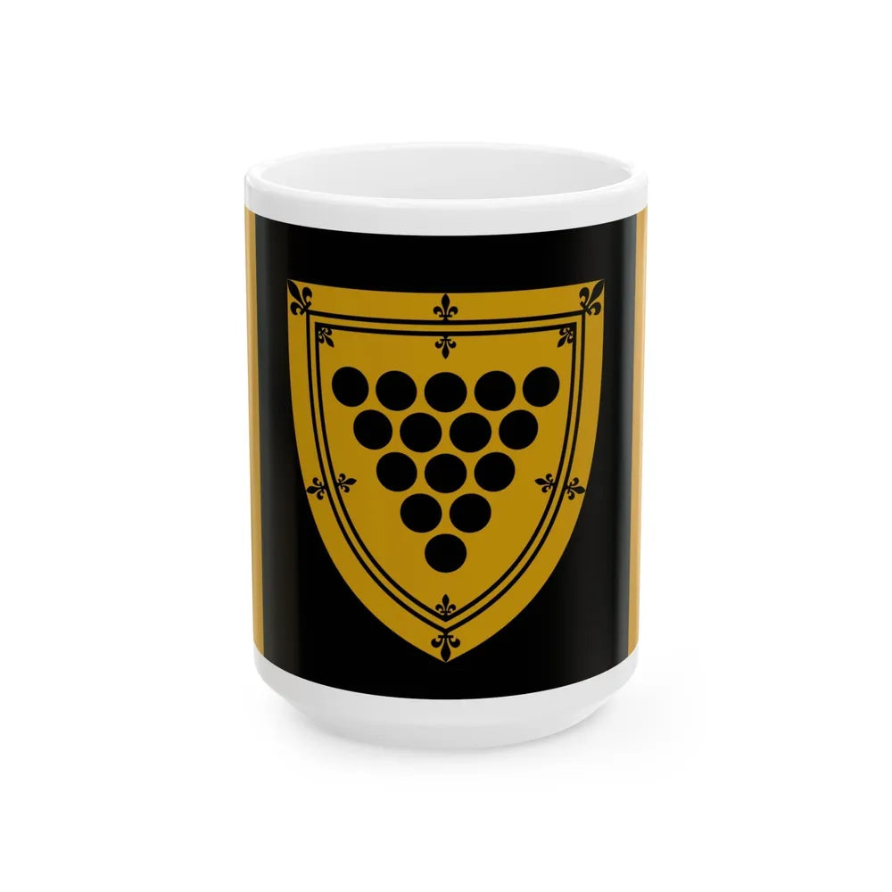 Flag of Cornwall Ontario Canada - White Coffee Mug-15oz-Go Mug Yourself