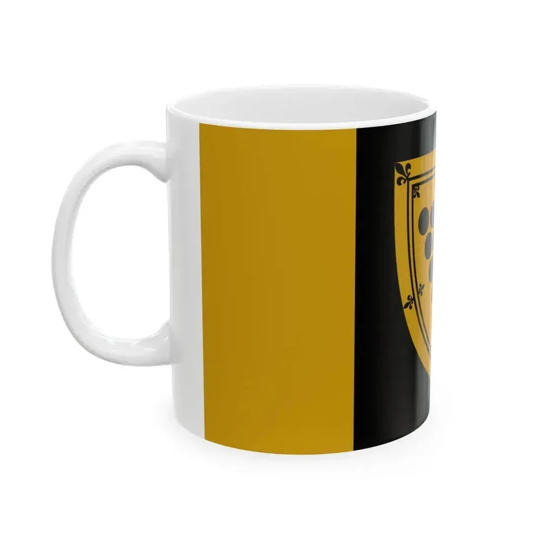 Flag of Cornwall Ontario Canada - White Coffee Mug - Go Mug Yourself