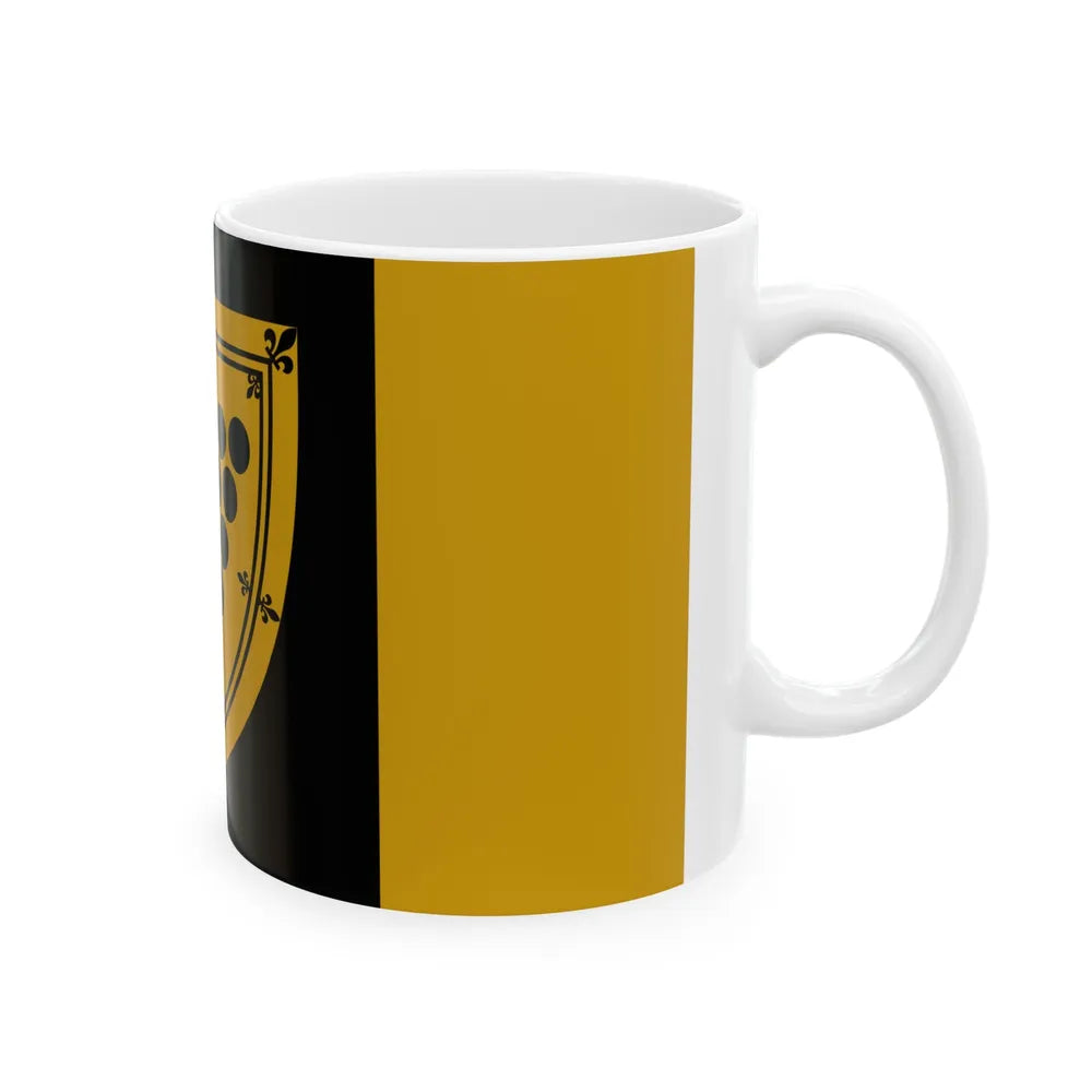 Flag of Cornwall Ontario Canada - White Coffee Mug-Go Mug Yourself