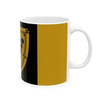 Flag of Cornwall Ontario granted (Canada) White Coffee Mug - Go Mug Yourself