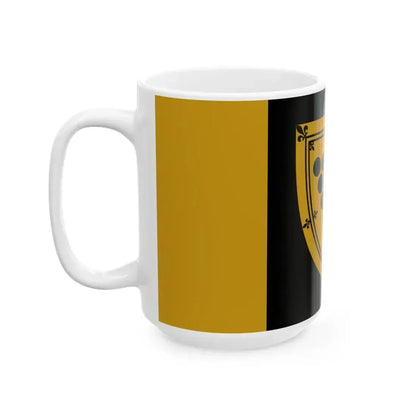 Flag of Cornwall Ontario granted (Canada) White Coffee Mug - Go Mug Yourself
