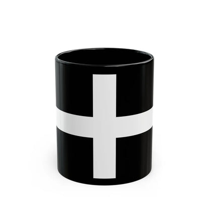 Flag of Cornwall UK - Black Coffee Mug-11oz-Go Mug Yourself