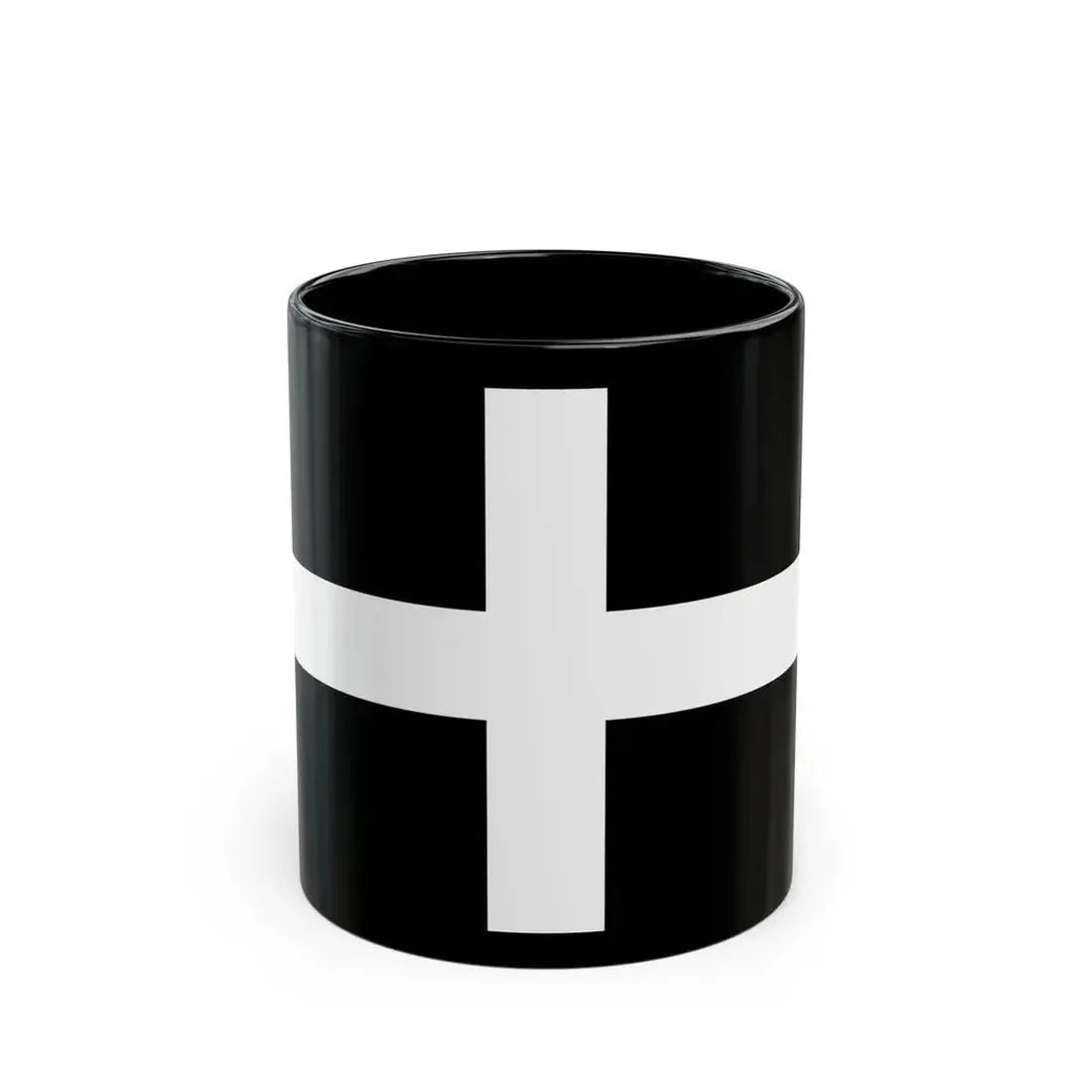 Flag of Cornwall UK - Black Coffee Mug 11oz - Go Mug Yourself