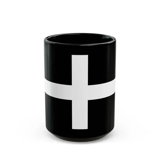 Flag of Cornwall UK - Black Coffee Mug 15oz - Go Mug Yourself