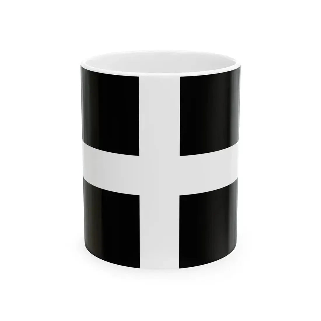 Flag of Cornwall UK - White Coffee Mug 11oz - Go Mug Yourself