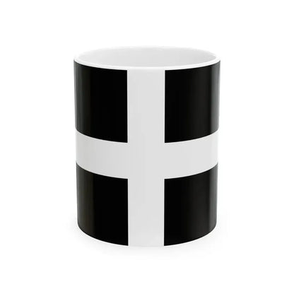 Flag of Cornwall UK - White Coffee Mug 11oz - Go Mug Yourself