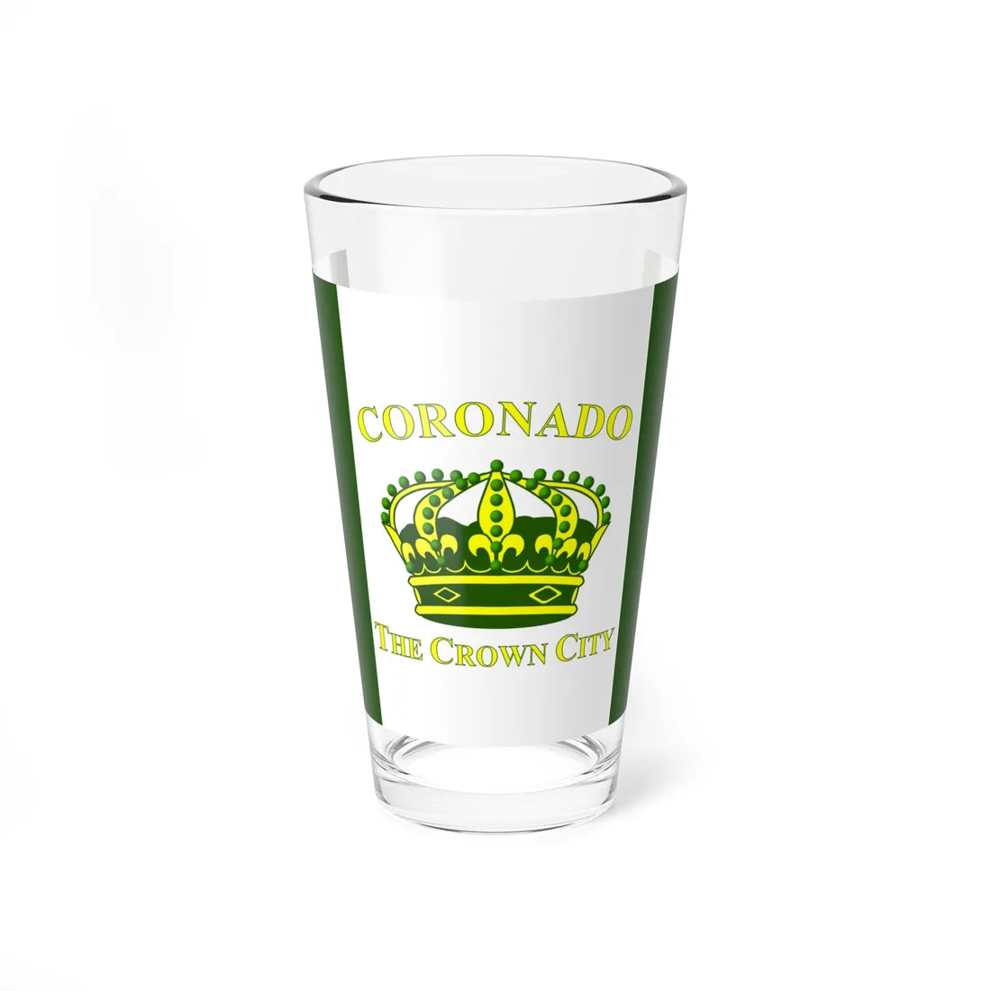 Flag of Coronado California (United States) Pint Glass 16oz 16oz - Go Mug Yourself