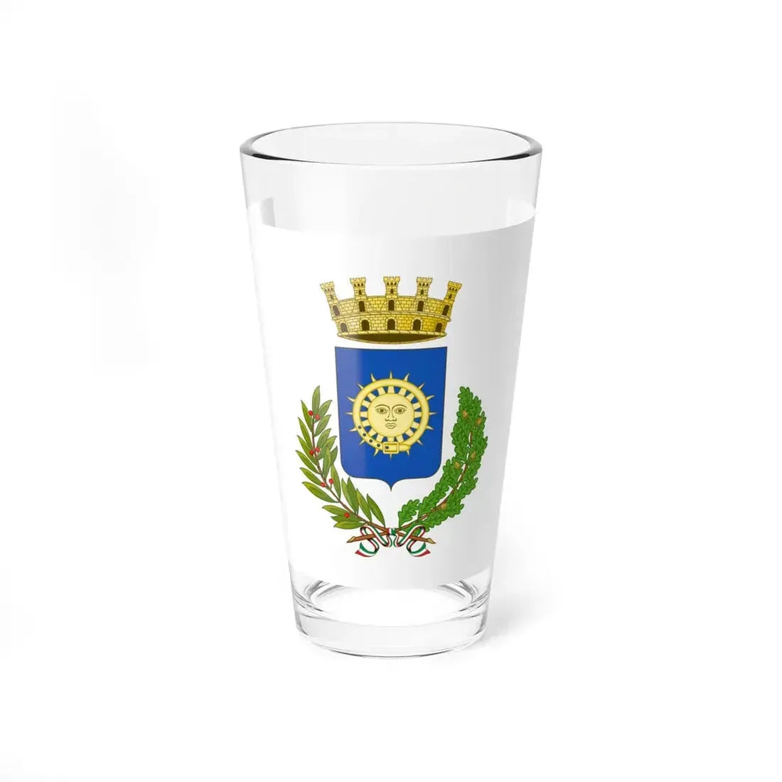 Flag of Correggio (Italy) Pint Glass 16oz 16oz - Go Mug Yourself