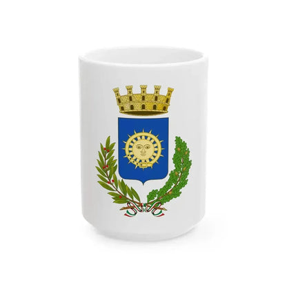 Flag of Correggio (Italy) White Coffee Mug 15oz - Go Mug Yourself