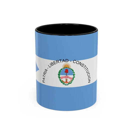 Flag of Corrientes Province Argentina - Accent Coffee Mug 11oz Black - Go Mug Yourself