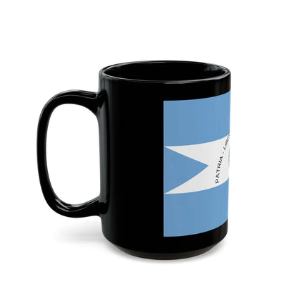 Flag of Corrientes Province Argentina - Black Coffee Mug-Go Mug Yourself