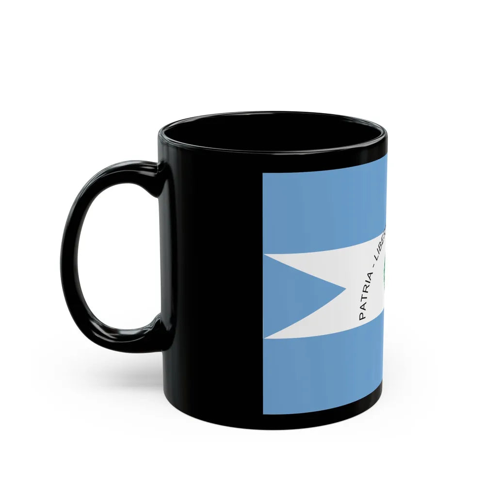 Flag of Corrientes Province Argentina - Black Coffee Mug-Go Mug Yourself