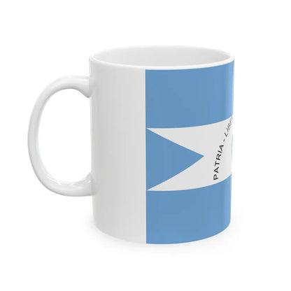 Flag of Corrientes Province Argentina - White Coffee Mug-Go Mug Yourself