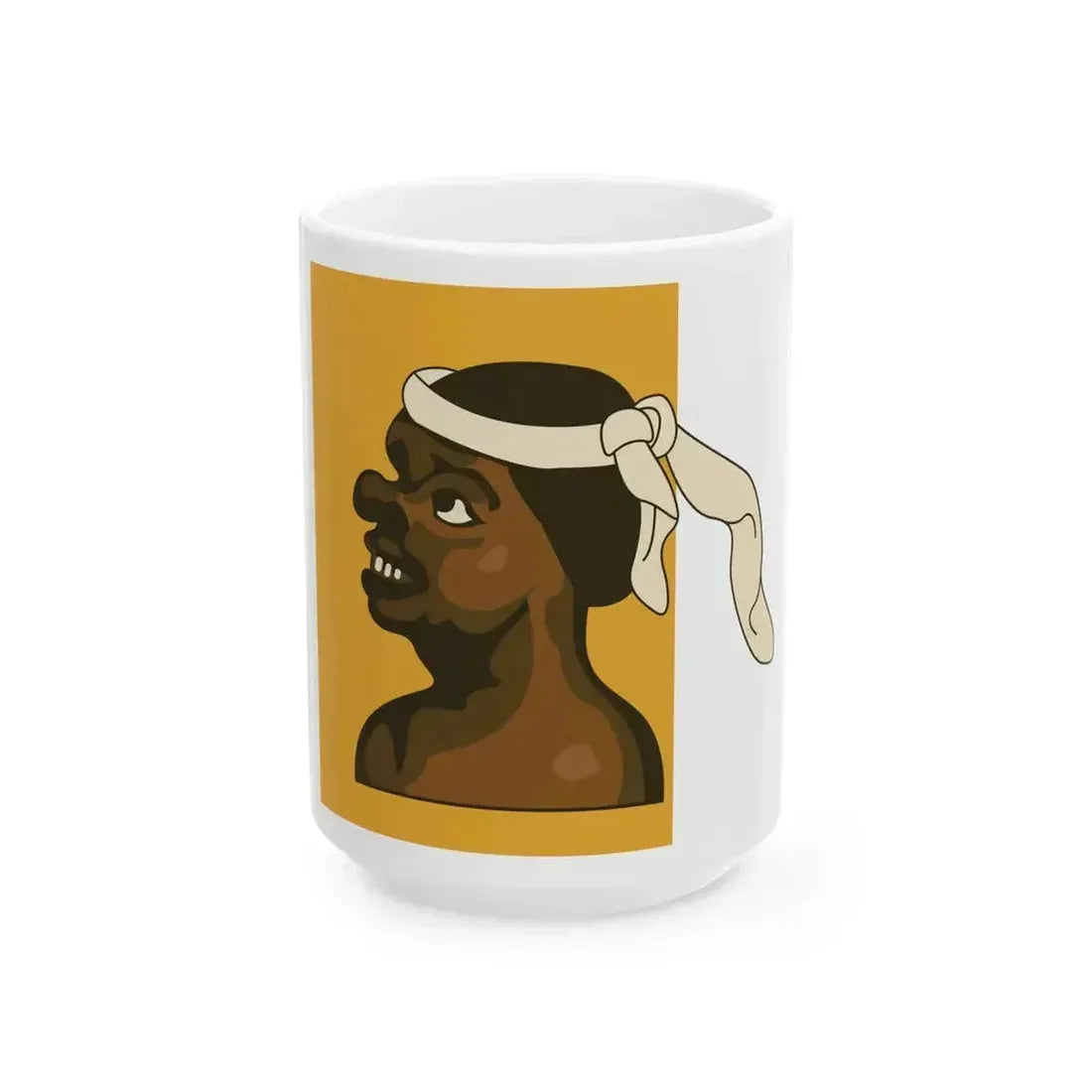 Flag of Corsica 14th century (France) White Coffee Mug 15oz - Go Mug Yourself