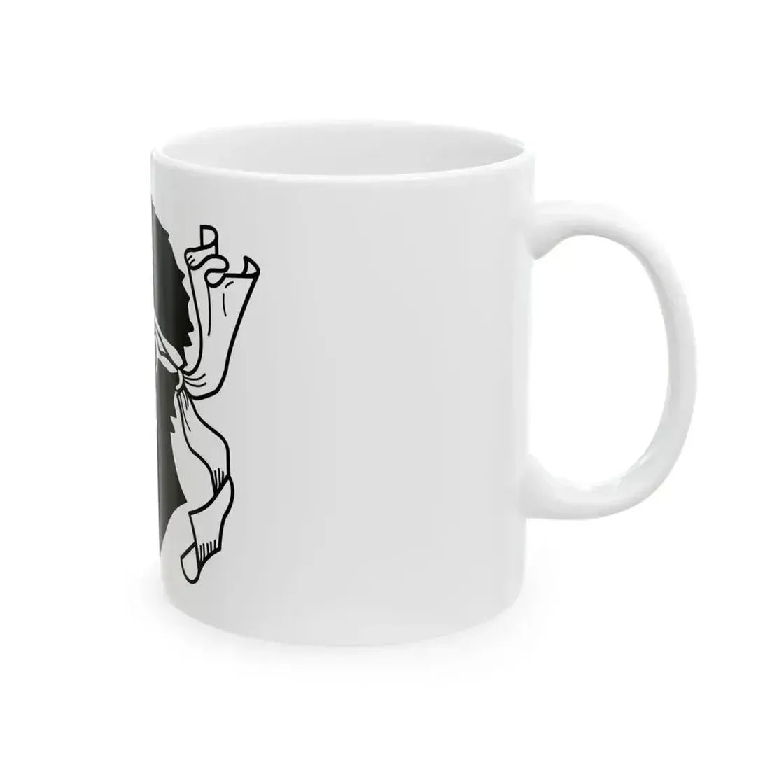 Flag of Corsica before 1755 (France) White Coffee Mug - Go Mug Yourself