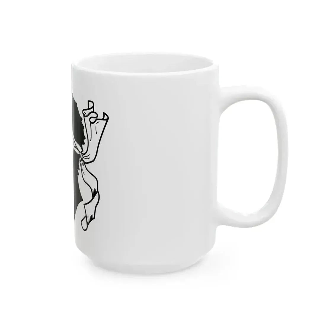 Flag of Corsica before 1755 (France) White Coffee Mug - Go Mug Yourself