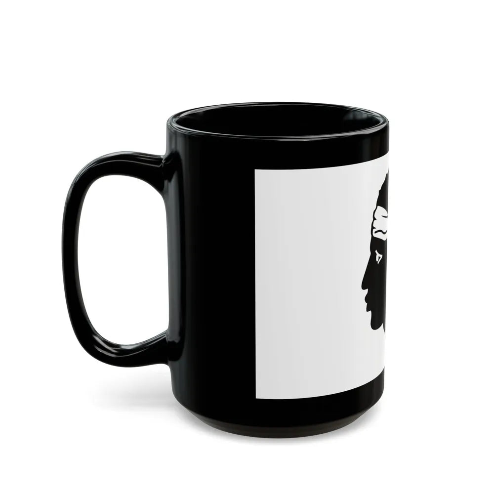 Flag of Corsica France - Black Coffee Mug-Go Mug Yourself