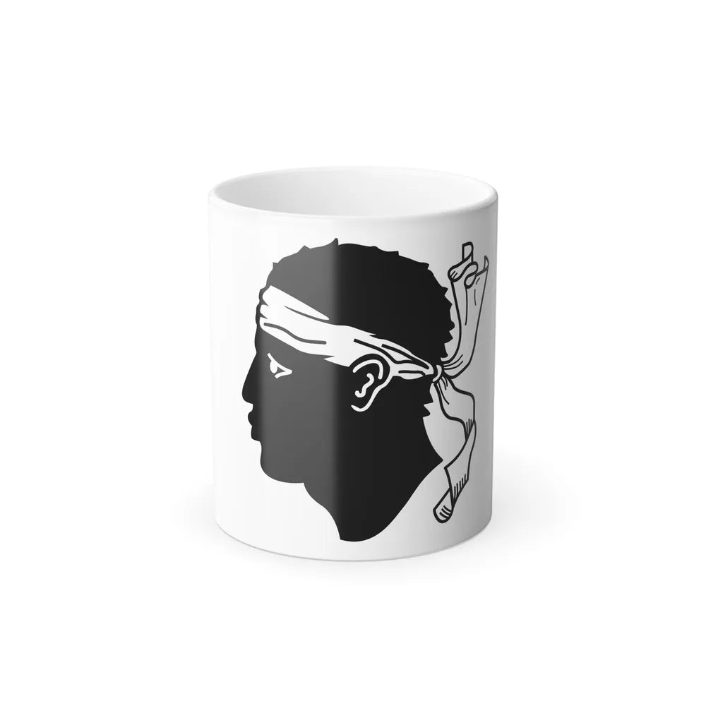 Flag of Corsica France - Color Changing Coffee Mug-11oz-Go Mug Yourself