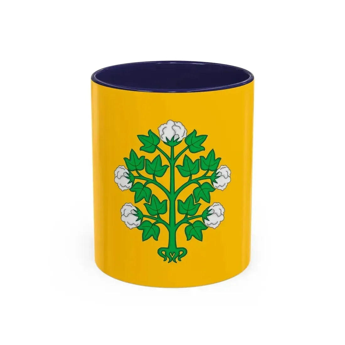Flag of Cospicua Bormla Malta - Accent Coffee Mug 11oz Navy - Go Mug Yourself