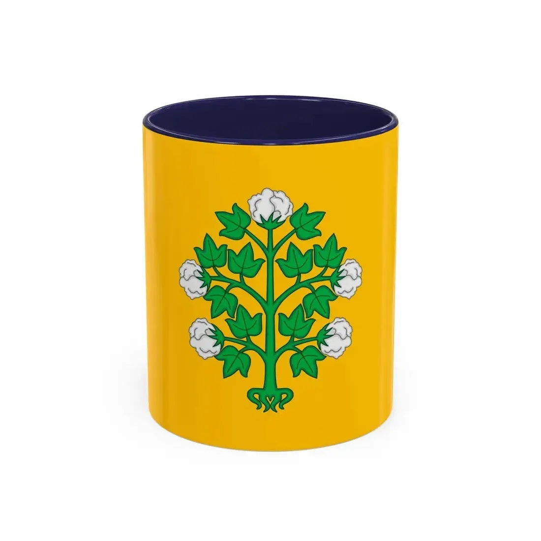 Flag of Cospicua Bormla Malta - Accent Coffee Mug 11oz Navy - Go Mug Yourself