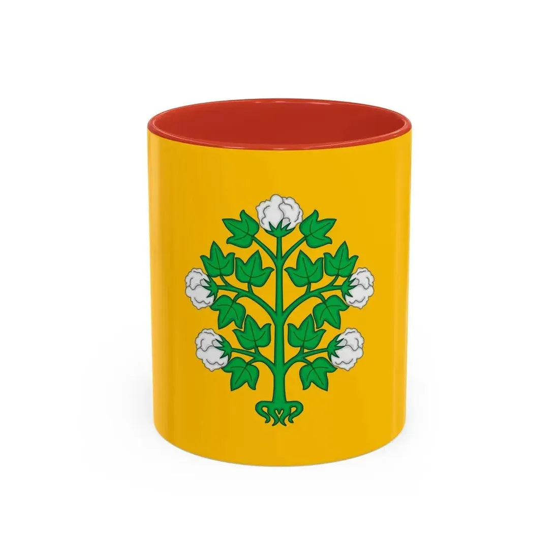 Flag of Cospicua Bormla Malta - Accent Coffee Mug 11oz Red - Go Mug Yourself