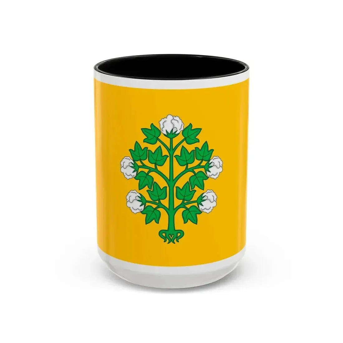 Flag of Cospicua Bormla Malta - Accent Coffee Mug 15oz Black - Go Mug Yourself