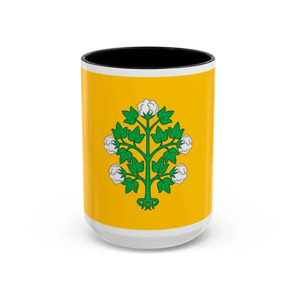 Flag of Cospicua Bormla Malta - Accent Coffee Mug 15oz Black - Go Mug Yourself