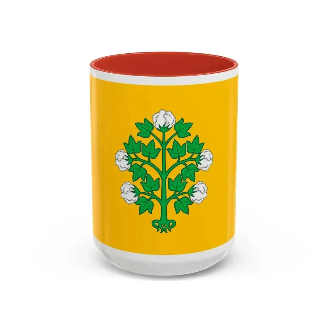 Flag of Cospicua Bormla Malta - Accent Coffee Mug 15oz Red - Go Mug Yourself