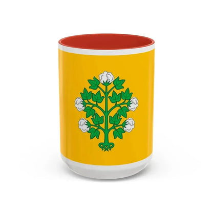 Flag of Cospicua Bormla Malta - Accent Coffee Mug 15oz Red - Go Mug Yourself