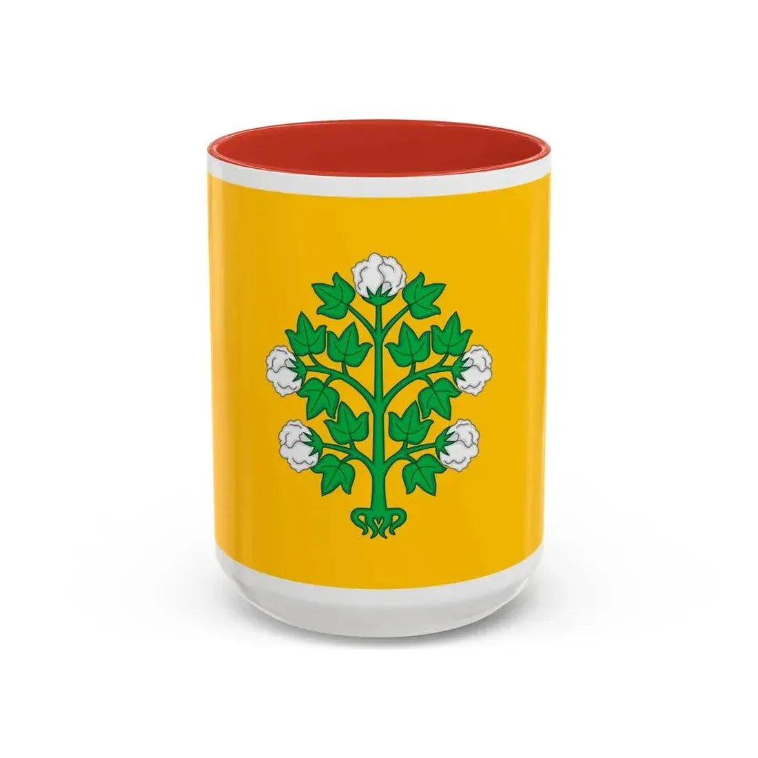 Flag of Cospicua Bormla Malta - Accent Coffee Mug 15oz Red - Go Mug Yourself