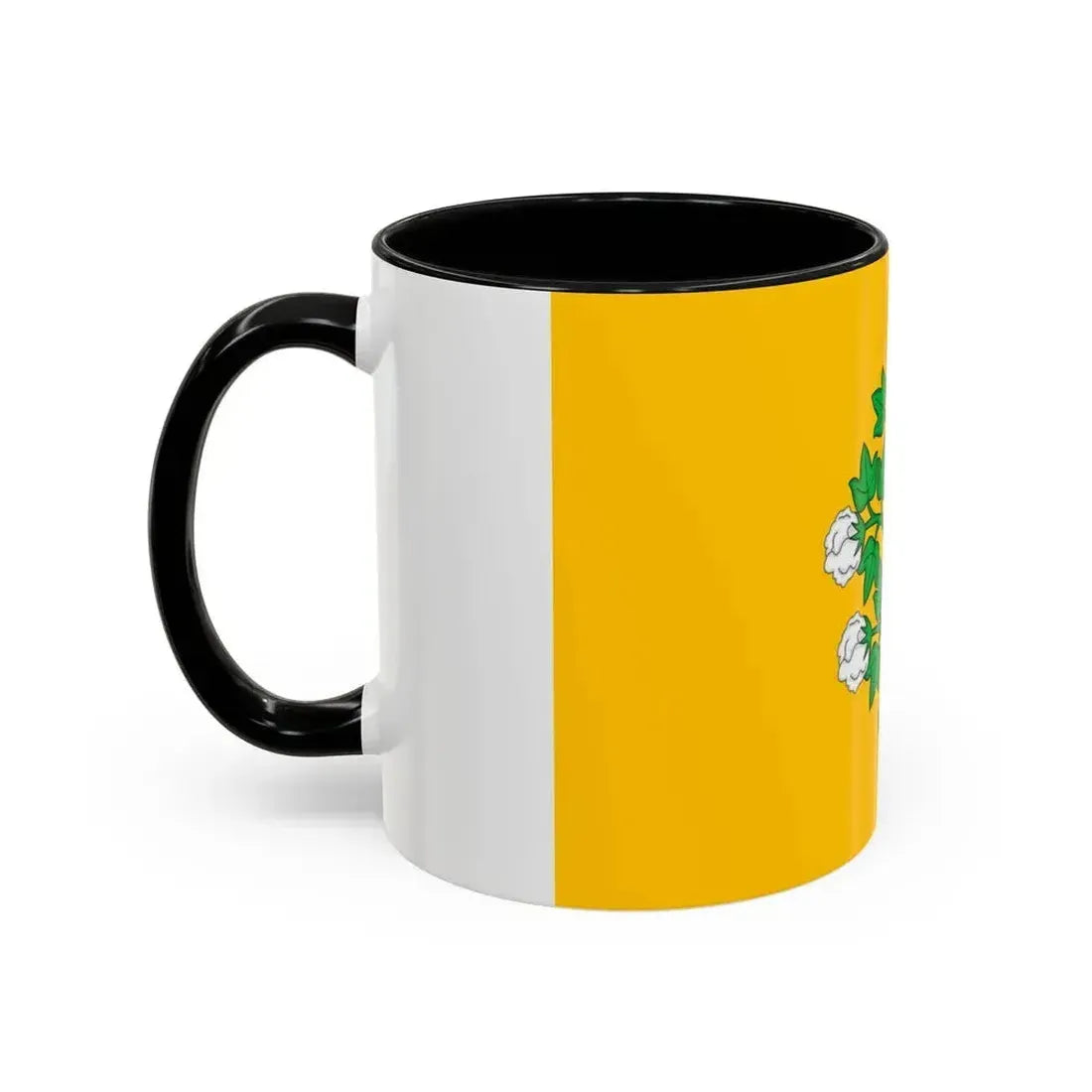 Flag of Cospicua Bormla Malta - Accent Coffee Mug - Go Mug Yourself