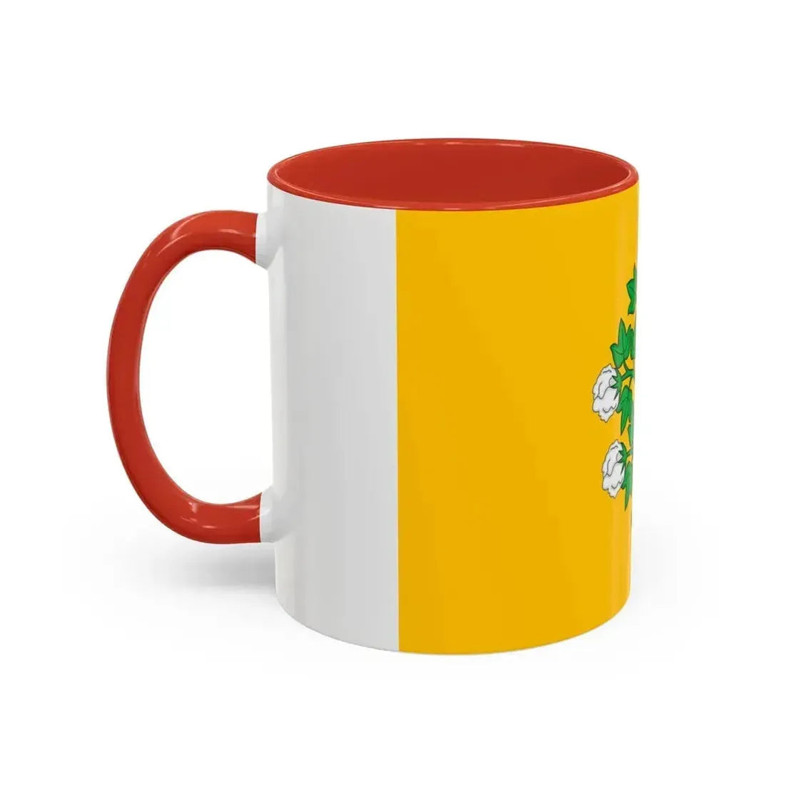 Flag of Cospicua Bormla Malta - Accent Coffee Mug - Go Mug Yourself