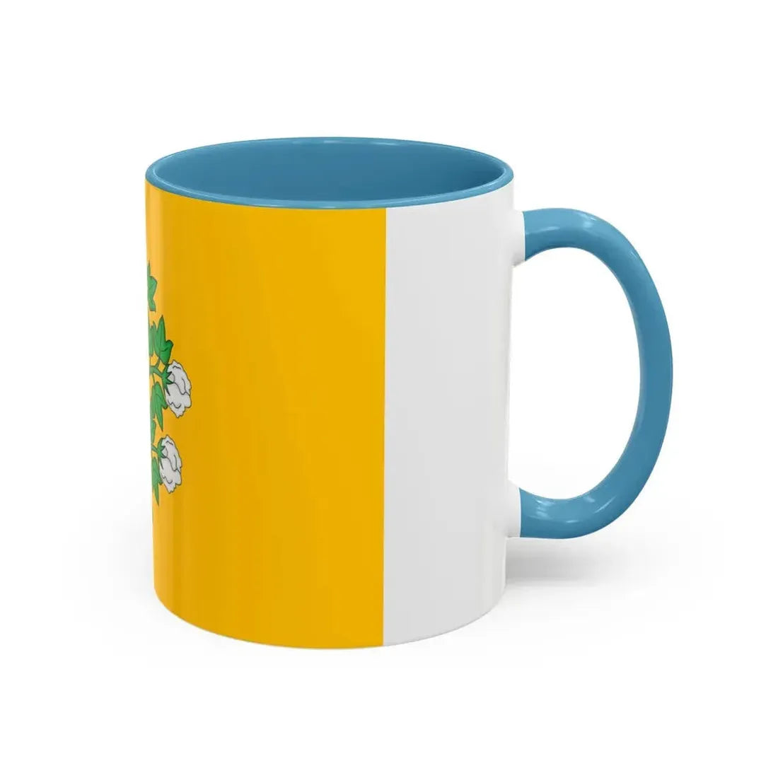 Flag of Cospicua Bormla Malta - Accent Coffee Mug - Go Mug Yourself