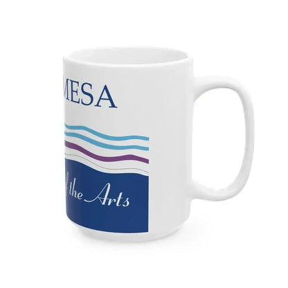 Flag of Costa Mesa California (United States) White Coffee Mug - Go Mug Yourself